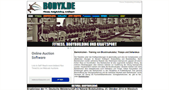 Desktop Screenshot of bodyx.de