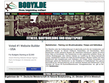 Tablet Screenshot of bodyx.de